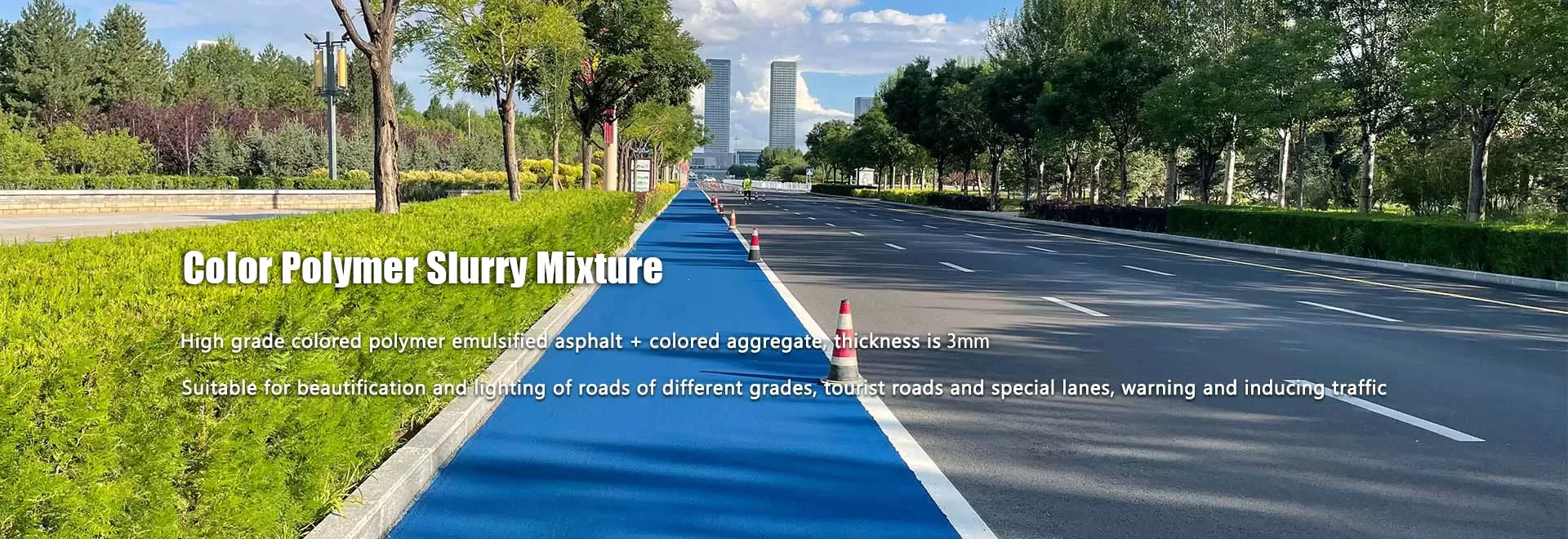 Color Polymer Slurry Mixture