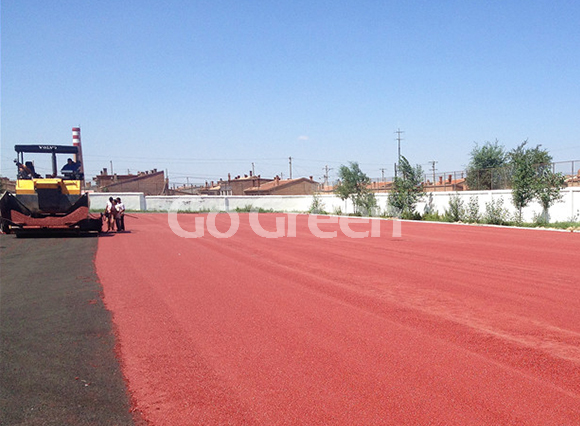 Latest color asphalt project in mongolia Latest color asphalt project in mongolia