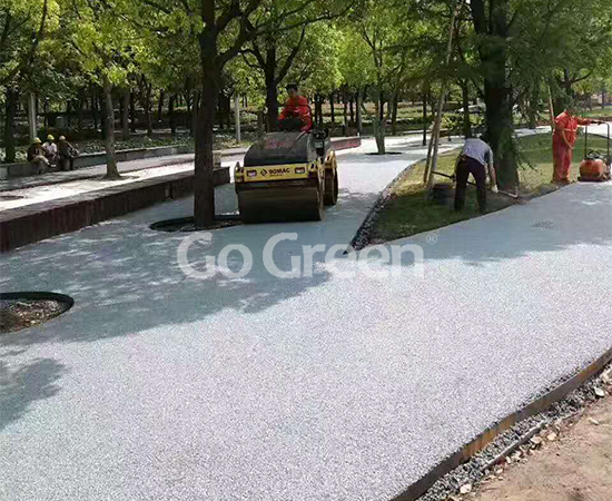 Color porous asphalt pavement greatly contribute to sponge city Color porous asphalt pavement greatly contribute to sponge city