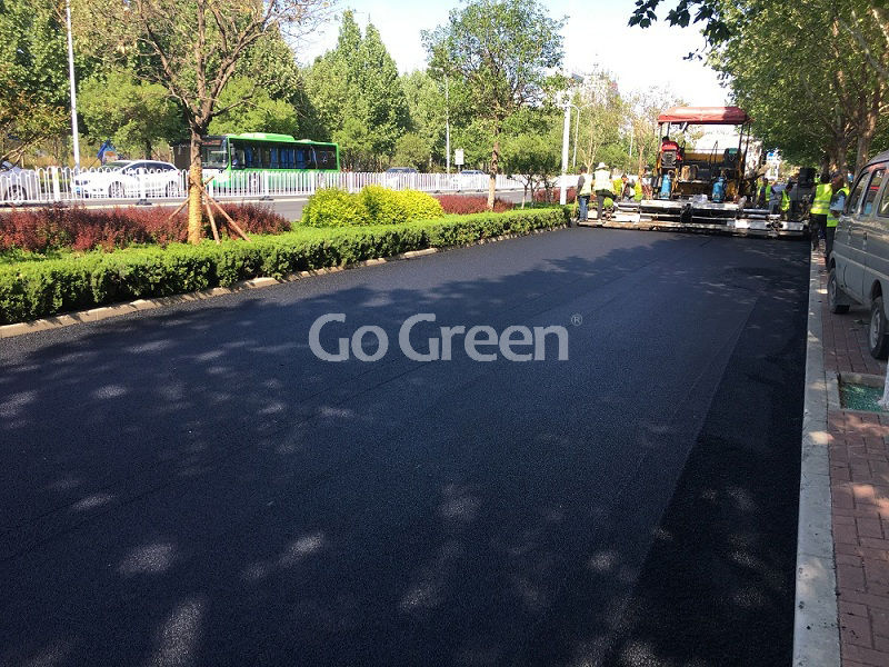 Go Green Micro Paving Asphalt Project in Hebei China Go Green Micro Paving Asphalt Project in Hebei China