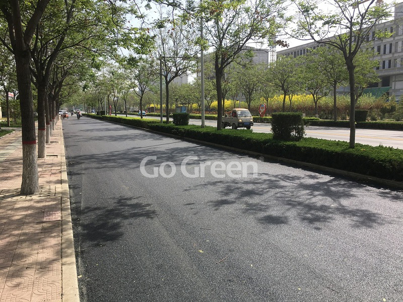 Go Green Micro Paving Asphalt Project in Hebei China Go Green Micro Paving Asphalt Project in Hebei China