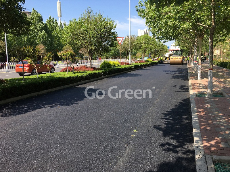 Go Green Micro Paving Asphalt Project in Hebei China Go Green Micro Paving Asphalt Project in Hebei China