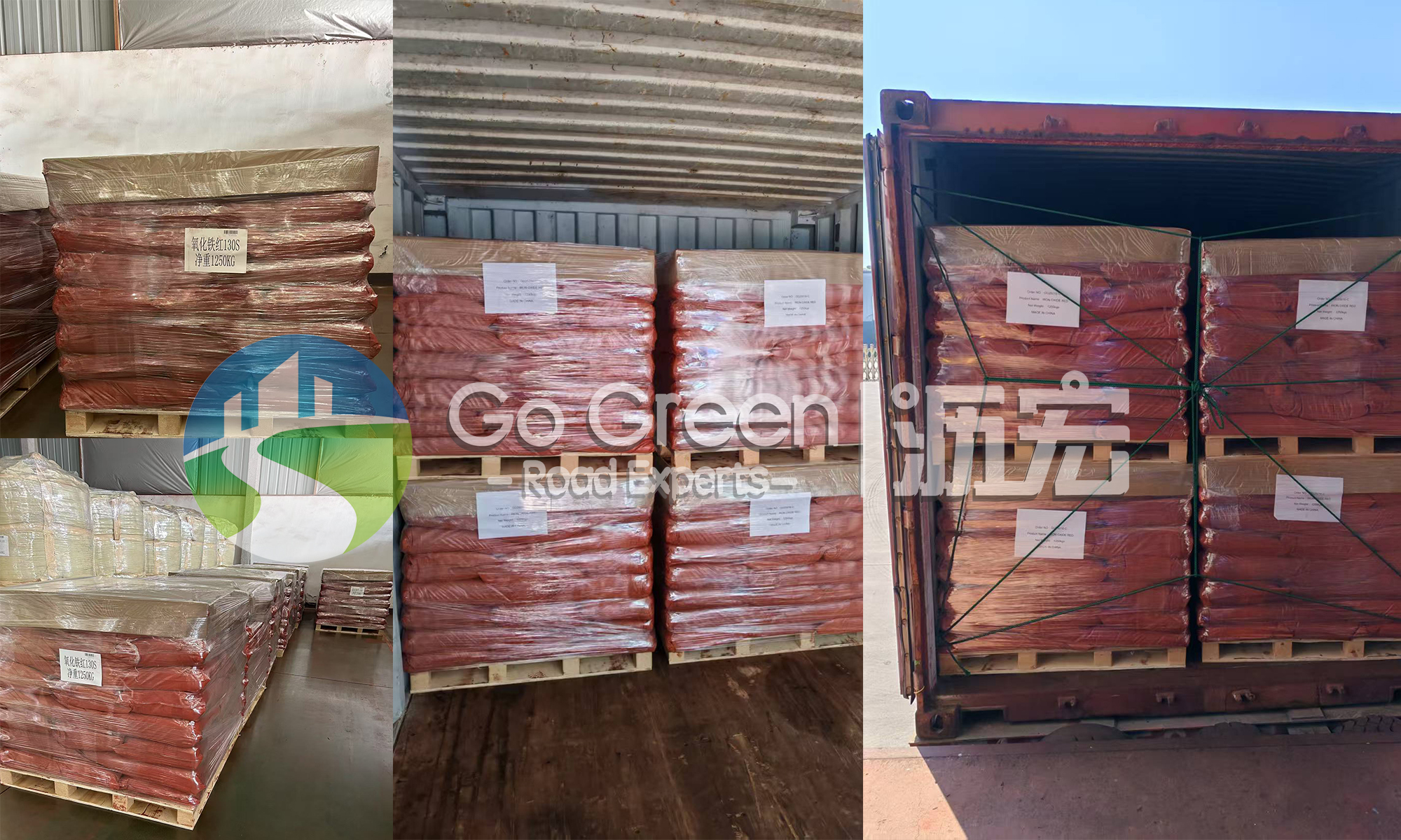 Go Green Export Iron Oxide Pigment to Europe Go Green Export Iron Oxide Pigment to Europe