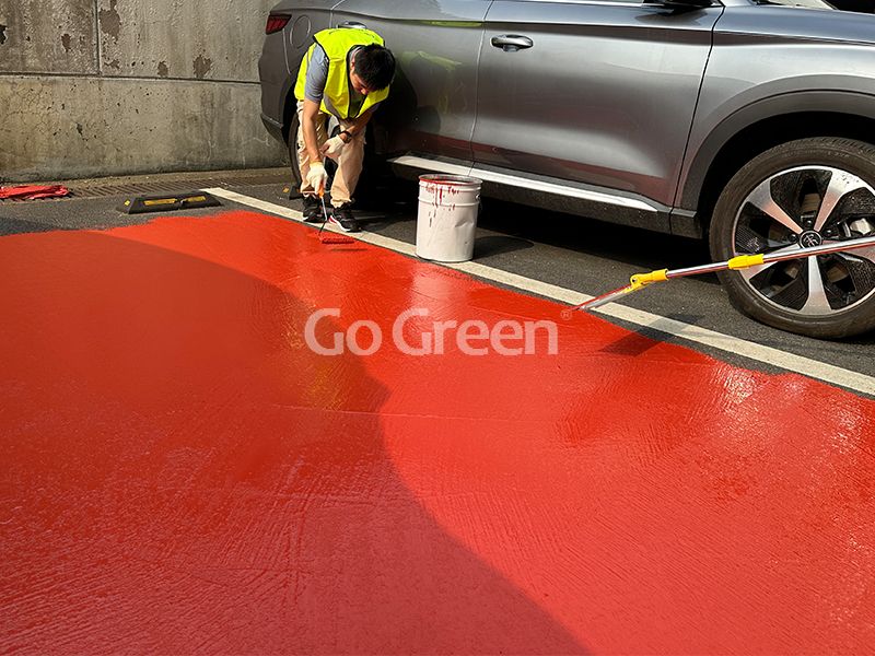 Color Polymer Slurry Mixture